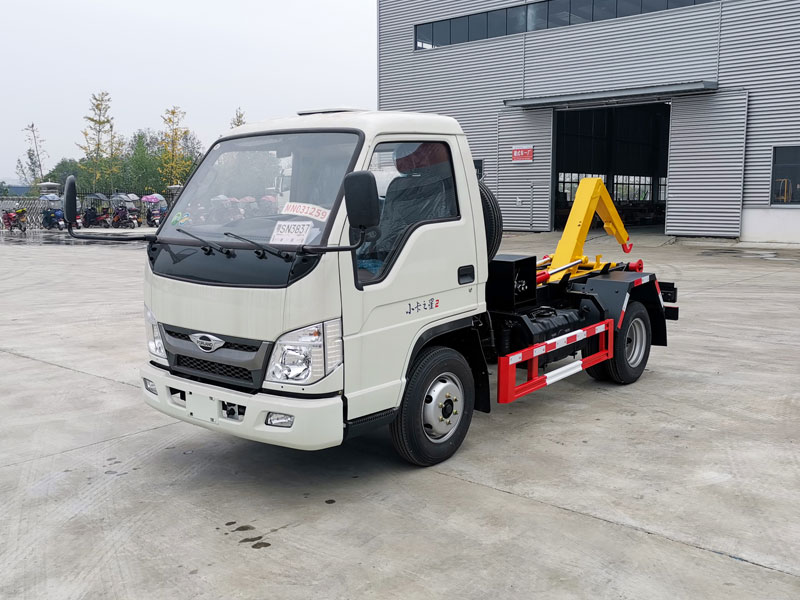 國六福田小卡2之星勾臂垃圾車